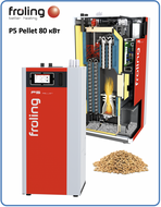 Робот-котёл на пеллетах 080 кВт P5 Pellet 80, Австрия, не требует участия человека, двойная система безопасности, чистая котельная [FROLING-14115]