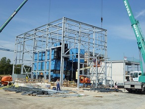 Biomass powerplant Wiesmoor steelconstruction 293x220